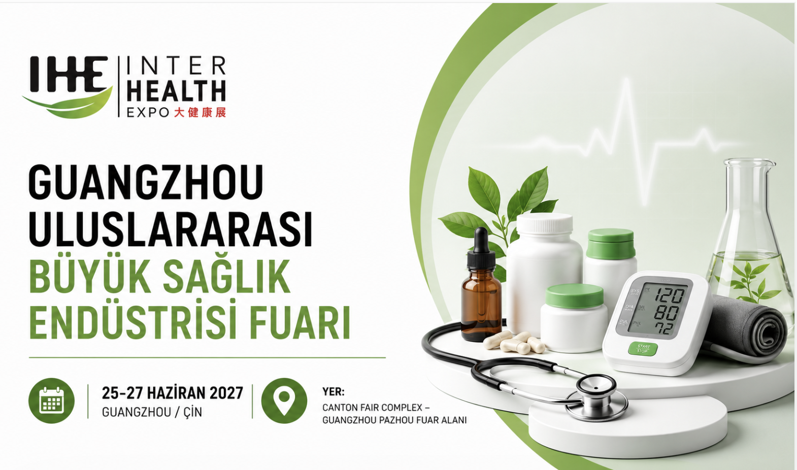Guangzhou Uluslararası Büyük Sağlık Endüstrisi Fuarı